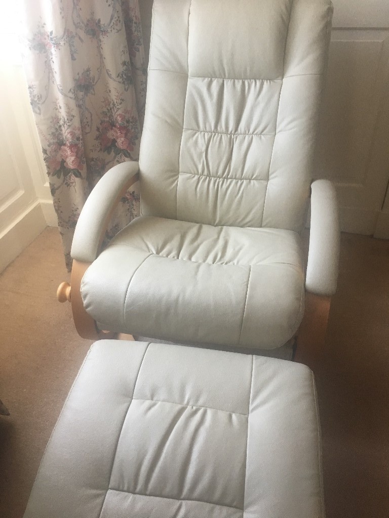 leather nursing chair